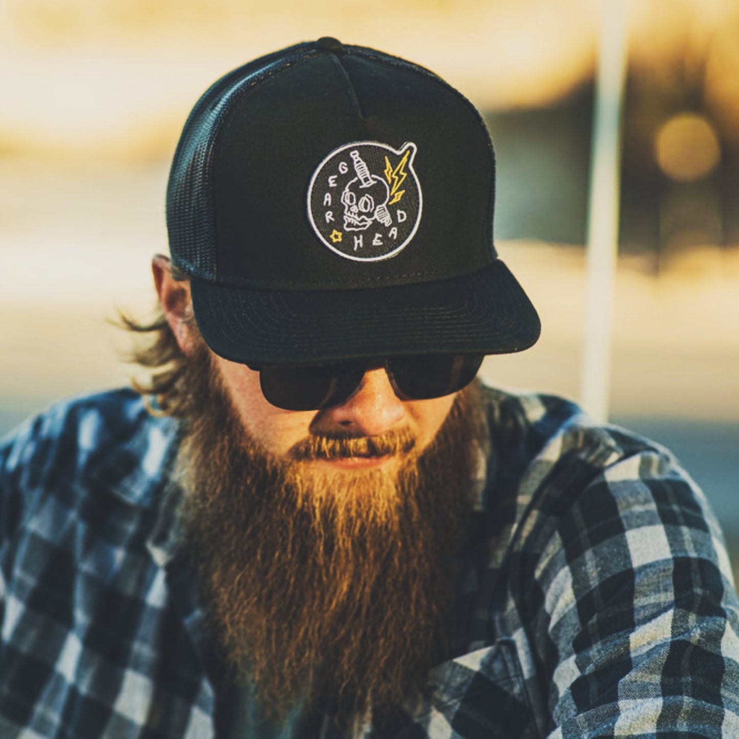 GEARHEAD FLAT BILL TRUCKER HAT