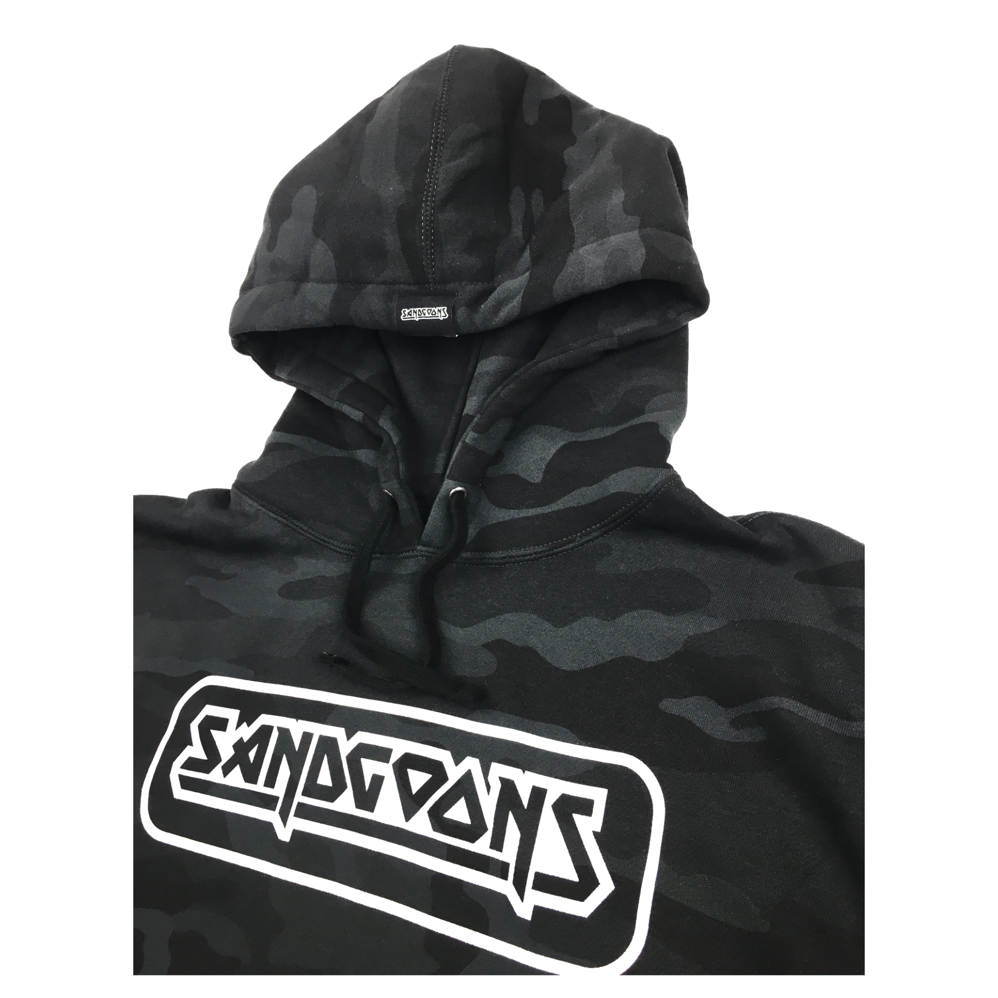 FACTORY GOON HEAVY HOODIE - BLACK CAMO