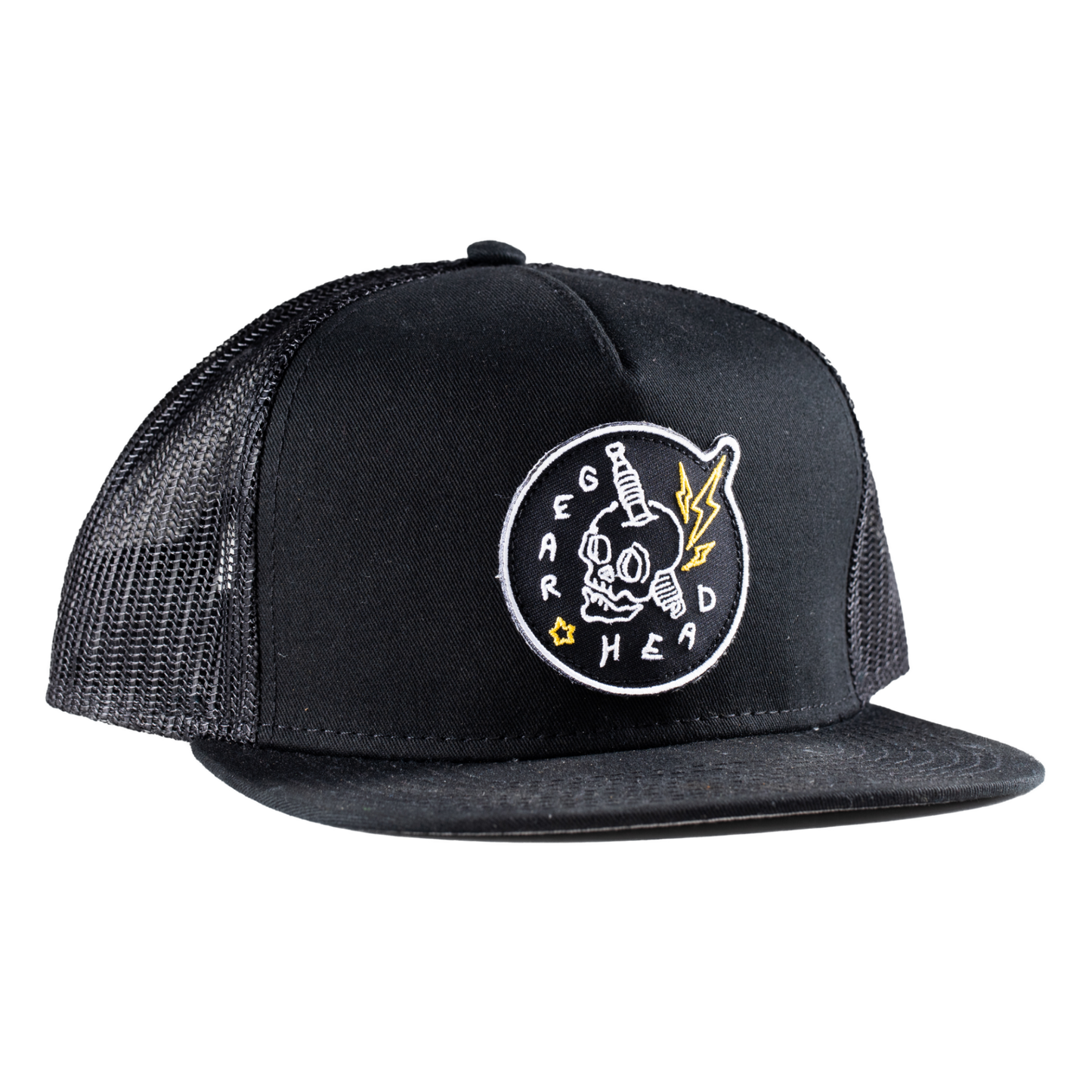 GEARHEAD FLAT BILL TRUCKER HAT