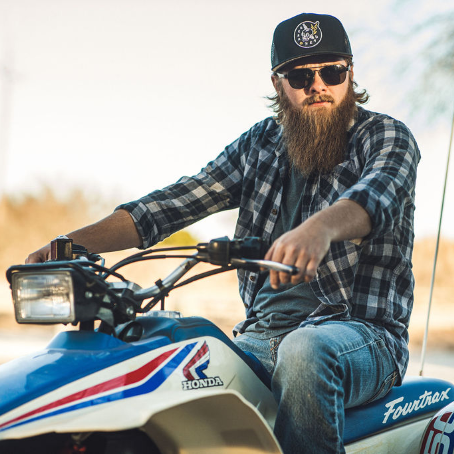 GEARHEAD FLAT BILL TRUCKER HAT